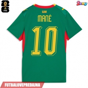 Lacne Ženy Futbalové dres Senegal Sadio Mane #10 MS 2026 Krátky Rukáv - Preč
